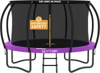 JUMPZYLLA Recreational Trampoline with Safety Enclosure and Ladder — 8FT/10FT/12FT/14FT/15FT/16FT, ASTM-Certified, Rust-Resistant Frame(m-1)