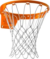 Spalding 18-inch Regulation Steel Basketball Rim with Included Net — Choose Fixed or Breakaway, Replacement for Indoor/Outdoor Use(m-1)