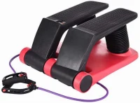 Air-Resistance Stepper Climber Fitness Machine with Adjustable Resistance Bands and Comfort Foot Pedals(m-5)
