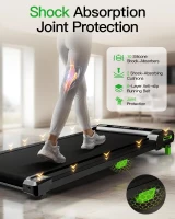 Akluer Incline Walking Pad — 2.5 HP Under-Desk Compact Treadmill with Remote & LED Display(m-6)