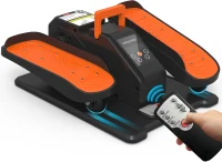 Under-Desk Electric Elliptical for Seniors, Quiet Portable Seated Pedal Exerciser with Remote, Manual & Auto Modes, 12 Speeds(m-1)