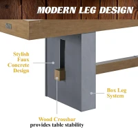Barrington Shuffleboard Urban Collection 9' Shuffleboard Table — PVC-Laminated Finish with Puck Set & Accessories, Ideal for Family Game Rooms(m-5)