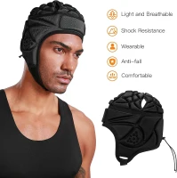 Soft Padded Rugby Headguard — Youth and Adult 7v7 Helmet, Protective Headgear for Special Needs(m-6)