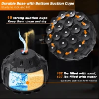 Dripex Freestanding Punching Bag with Stand — Heavy-Duty Free-Standing Boxing Bag for Adults & Teens, Home Gym(m-5)