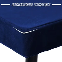 Frienda Blue Felt Game Table Cover 34"" x 34"" x 4"" – Foldable Tablecloth for Card Games, Mahjong, Jigsaw Puzzles and Board Games (Table Not Included)(m-3)