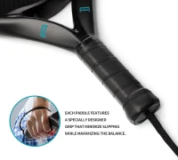 EVA Memory Foam Core Padel Racket with Carbon Fiber Surface – Lightweight, Round Shape(m-4)