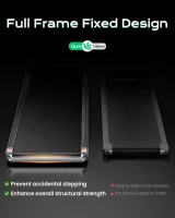 Treaflow Smart Walking Pad — 2.5HP Quiet Under-Desk Treadmill with 0–8% Incline, 265 lb Capacity, Remote Control and LED Display(m-5)