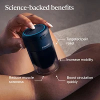 Therabody TheraCup – Smart Portable Cupping Device with ThermaVibration for Localized Muscle Tension Relief and Improved Circulation(m-3)