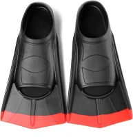 Kids Short Swim Fins — Comfortable Training Flippers for Lap Swimming, Children & Beginners(m-1)