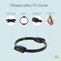 Balanced Body Ultra-Fit Pilates Circle – 15"" Exercise Ring for Thighs, Legs & Full-Body Pilates at Home or Studio(m-5)