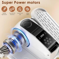 Under-Desk Mini Elliptical Exercise Machine (As Seen on TV), Electric Seated Pedal Trainer for Adults & Seniors with 12 Modes(m-2)