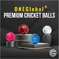 ONEGlobal Incrediball — Soft Rubber Cricket Training Ball with Stitched Seam & Core (Indoor/Outdoor)(m-8)