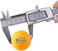 KEVENZ 3-Star 40+mm Table Tennis Balls – 1500-Pack High-Performance Ping Pong Balls (Orange & White)(m-3)