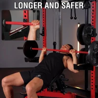 Mikolo HR05 Power Cage — 2000 lb Capacity Power Rack with Independent Dual-Pulley Cable Crossover, Multi-Function Home Gym(m-7)