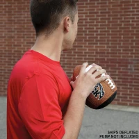 Passback Official Composite Football - High School Training Ball (Ages 14+), Ships Deflated(m-3)