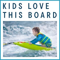 ZUP Coast All-in-One Kids Training Board — Wakeboard, Kneeboard & Water Skis with Tow Rope and StartZUP Handle(m-3)