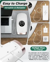 Lunix LX3 Shiatsu Hand Massager with Heat & Compression — 6-Level Pressure Therapy for Arthritis, Carpal Tunnel and Numbness(m-6)