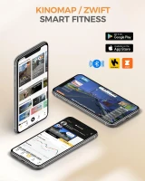 pooboo E399 Elliptical Trainer — 16 Resistance Levels, Ultra-Quiet Magnetic Rear Drive, LCD Console, 15.5 in Stride, 350 lb Max Weight(m-5)