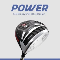 Precise M5 Men’s Complete Golf Set – 460cc Driver, #3 Wood, 21° Hybrid, 5-PW Irons, Putter, Stand Bag & 3 Headcovers(m-5)