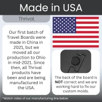 Thrival Deep Tissue Pro — Fully Adjustable Psoas Release System for Hip Flexors, Back, Glutes, Iliacus & Neck Pain | Trigger Point Myofascial Tool — Carbon Black(m-5)