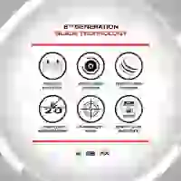 WINMAU Blade 6 Triple Core Carbon Dartboard – PDC-Endorsed Professional Tournament Board with Rota-Lock & Spirit Level(m-8)