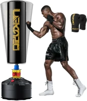 LEKÄRO Freestanding Punching Bag with Stand and 12oz Boxing Gloves, Heavy Duty Standing Kickboxing Bag for Adults and Kids(m-1)