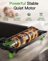 Akluer Incline Walking Pad — 2.5 HP Under-Desk Compact Treadmill with Remote & LED Display(m-4)