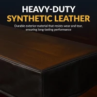 Hathaway 9-Foot Shuffleboard Table Cover - Leatherette Protective Dust and Spill Shield with Cotton Backing(m-4)