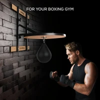 24"" Speed Bag Platform with Height-Adjustable Mount, 360° Swivel, Includes Speedbag and Pump(m-5)