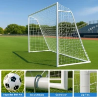 MOPHOTO Foldable Soccer Goals – Multi-Size Options 6×4 to 24×8 ft, Full-Size Outdoor Goals for Backyard, Teens & Adult Training(m-3)
