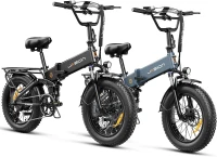 Jasion X-Hunter Foldable Electric Bike — 1400W Peak Motor, 624Wh Removable Battery, 20x4"" Fat Tires, Full Suspension, 7-Speed, 30 MPH, 70+ Mile Range(m-1)