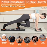 Portable Foldable Pilates Board Reformer for Home Workouts – Multifunctional Trainer for Women(m-5)
