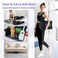 Foldable Pilates Reformer Board Set by ORWIPO — Portable Multi-Function Pilates Machine with Timer, Resistance Bands, Ab Balance & Accessories(m-5)