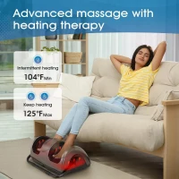 TISSCARE Shiatsu Foot Massager with Heat and Remote – Deep Kneading Therapy for Plantar Fasciitis, Neuropathy, Improved Circulation & Pain Relief – Gift for Men, Women, Mom, Dad(m-4)