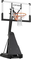 Cofiyard Portable Basketball Hoop with 54"" Shatterproof Backboard – Adjustable 5.25–10 ft Goal System with 44"" Base & Sandbag(m-1)