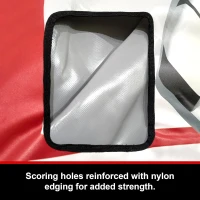 EALER Hockey Shooting Tarp — 7x10 FT & 7/8x16 FT Combined Heavy-Duty Goalie Target and Garage Wall Protector(m-4)