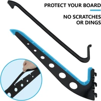 5-Board Adjustable Wall Mount Rack for Surfboards, Wakeboards & Snowboards(m-6)