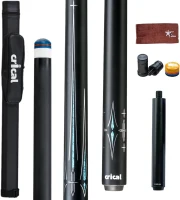 CRICAL CL-03 Carbon Fiber 58-inch Pool Cue – Professional Low-Deflection Cue with 3/8x8 Pin Joint and 12.5mm Tip(m-1)