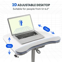 FLEXISPOT V9PRO/V9MAX Space-Saving Under-Desk Exercise Bike with Removable 2D Desktop — 8 Resistance Levels, 300 lb Heavy-Duty Capacity, Quick Assembly(m-4)