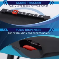 Folding Indoor Air Hockey Table with Powerful Motor and LED Electronic Scoreboard(m-7)