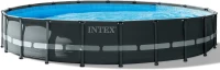 INTEX 26327EH Ultra XTR Deluxe Above-Ground Pool Set, 22 ft x 48 in — Includes Sand Filter Pump, Ladder, Ground Cloth & Cover, 10,236 Gal (90% Capacity)(m-1)