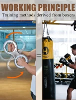 Fitarc 12 lb Rotator Burn Machine — Spinning Grip & Forearm Trainer for Arm, Shoulder and Speed Development(m-2)