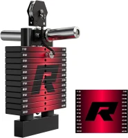 RitFit M1 / M1 Pro Smith Machine with Cable Crossover - Multi-Function Power Cage & Full Package for Home Gym(m-9)