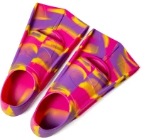 Fanwill Kids Swim Fins — Short, Comfortable Training Flippers for Children (Girls & Boys) — Lap Swimming & Beginner Practice(m-6)