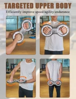 Fitarc 12 lb Rotator Burn Machine — Spinning Grip & Forearm Trainer for Arm, Shoulder and Speed Development(m-3)