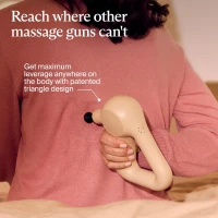 TheraGun Relief by Therabody — Lightweight, User-Friendly Percussion Massage Gun (Sand) with 3 Speeds & 3 Science-Backed Attachments for Everyday Pain Relief(m-5)