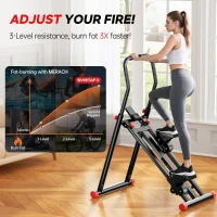 Vertical Climber — Folding Home Cardio Climber with 3-Level Resistance, Compact Full-Body Exercise Machine (New Version)(m-5)