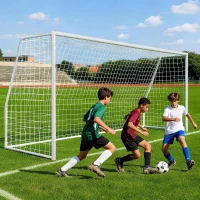 MOPHOTO Soccer Goal — 6x4/8x6/10x6.5/12x6/16x7/18.5x6.5/21x7/24x8 ft Backyard & Full-Size Training Goals for Teens & Adults(m-1)