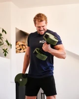 NÜOBELL Easy-Twist Adjustable Dumbbells (Pair) — 5–80 lb Model, 2024–25 All-in-One Weights(m-8)