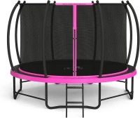 BCAN 8–16FT Outdoor Recreational Trampoline with Safety Net & Ladder (8ft,10ft,12ft,14ft,15ft,16ft) – ASTM F381-16 Approved – For Kids & Adults(m-1)